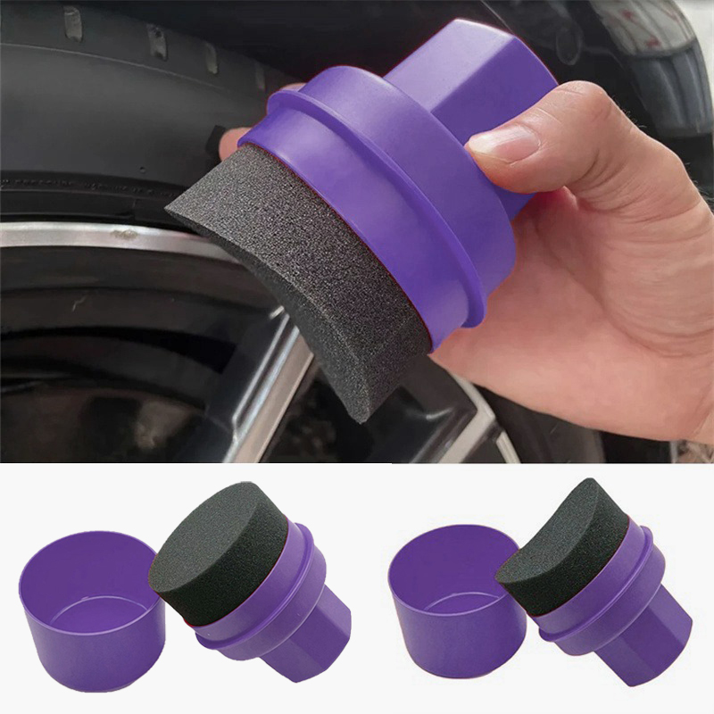 Curved Car Tire Waxing Sponge  - Wax Applicator Pad avaliação e preço