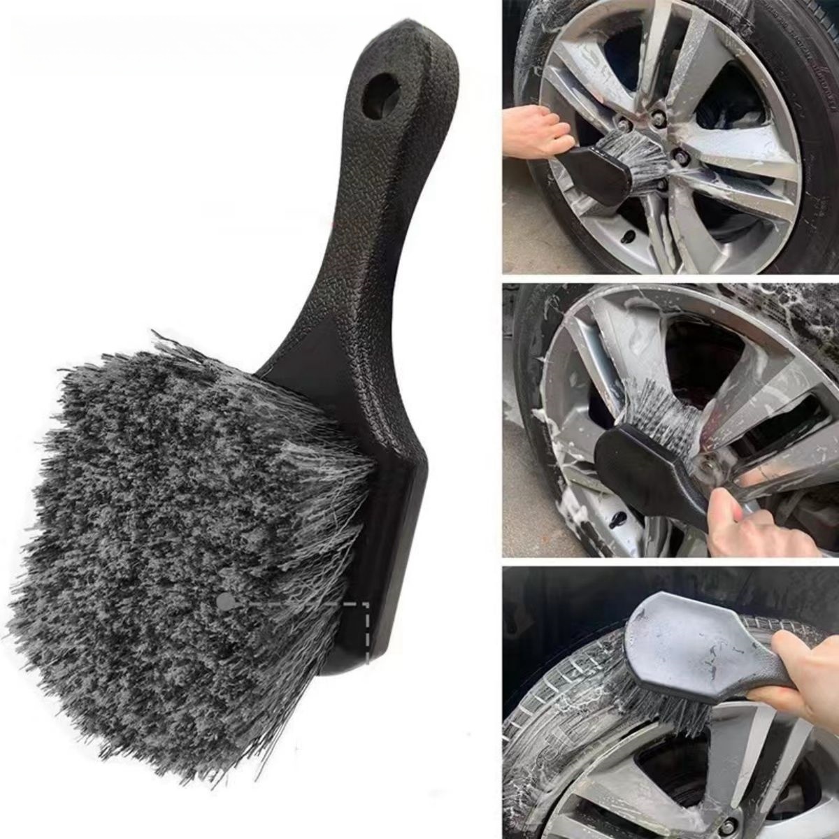 Car Wheel Cleaning Brush Detai - Car Cleaning Brush avaliação e preço