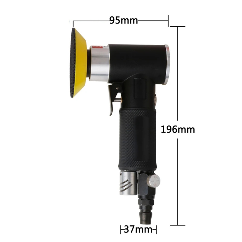 Air Sander Mini Pneumatic Grin - Polish Pad Set Buffer avaliação e preço