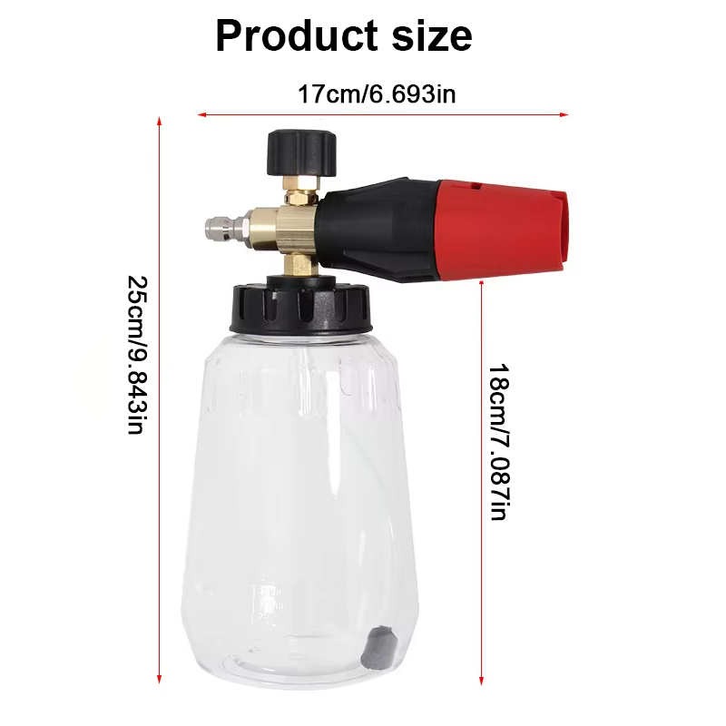 High Pressure PA Foam Cannon   - Pressure Washer Foam Gun avaliação e preço
