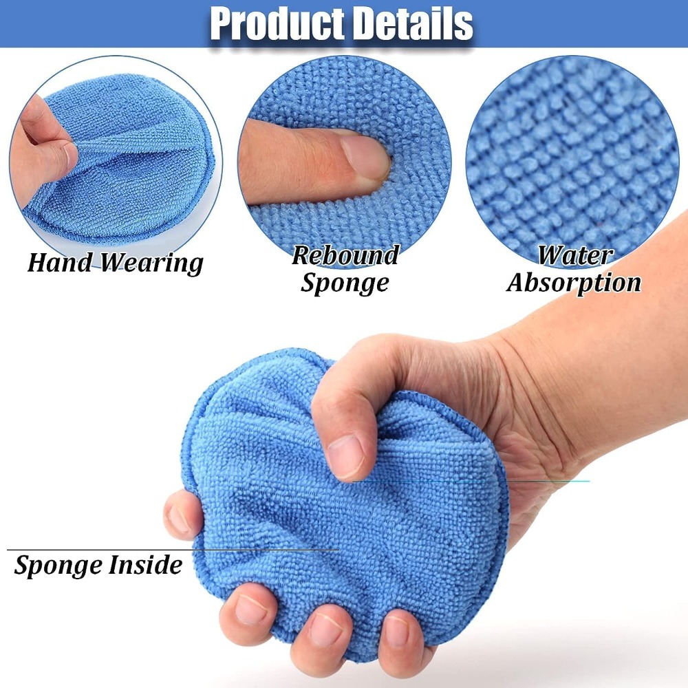 Microfiber Wax Applicator Pads - Wax Applicator Pad avaliação e preço