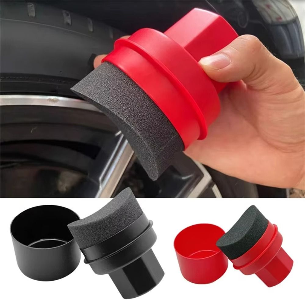 Curved Tire Polishing Sponge w - Wax Applicator Pad avaliação e preço