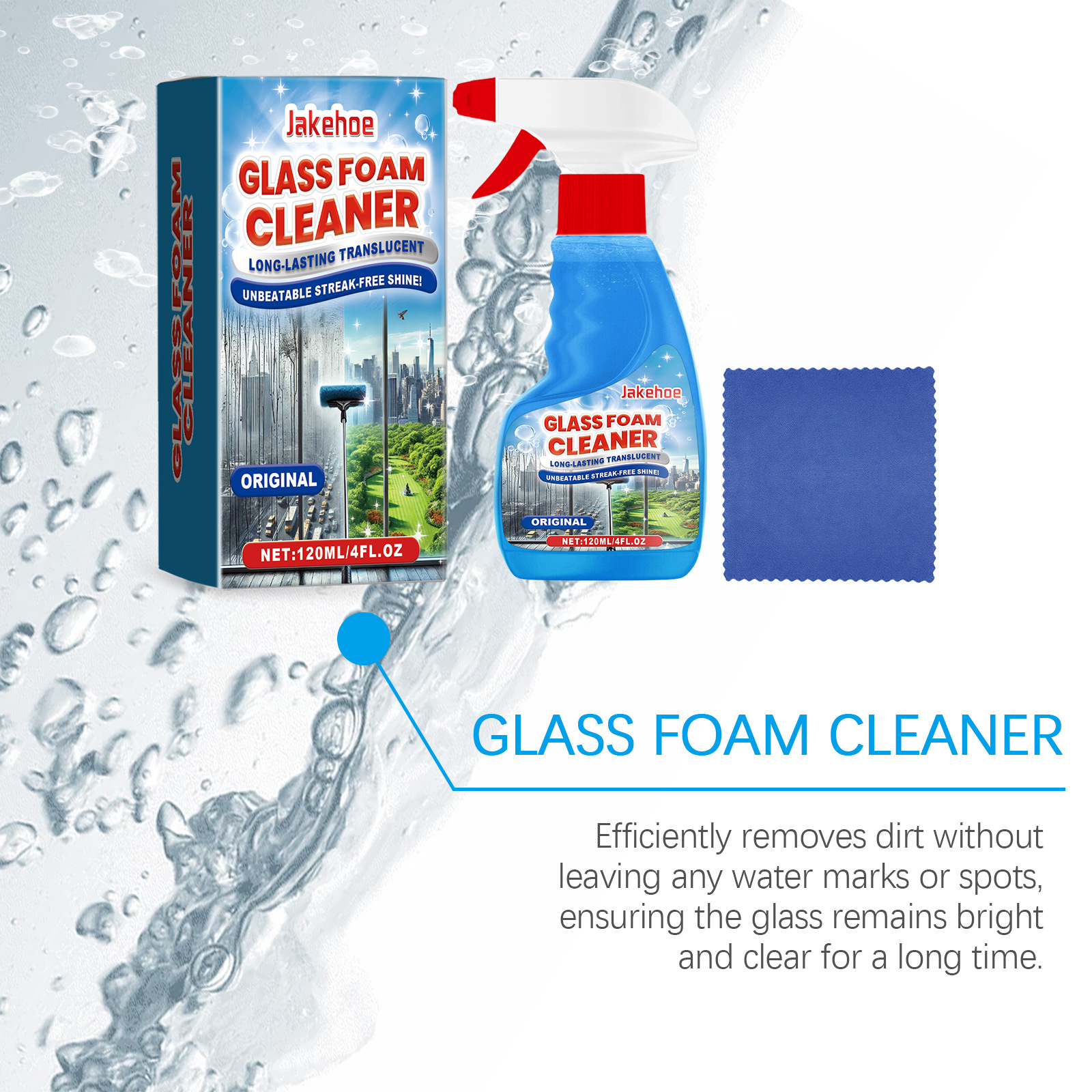 Foaming Glass Cleaner Spray St - Glass Cleaner Streak avaliação e preço