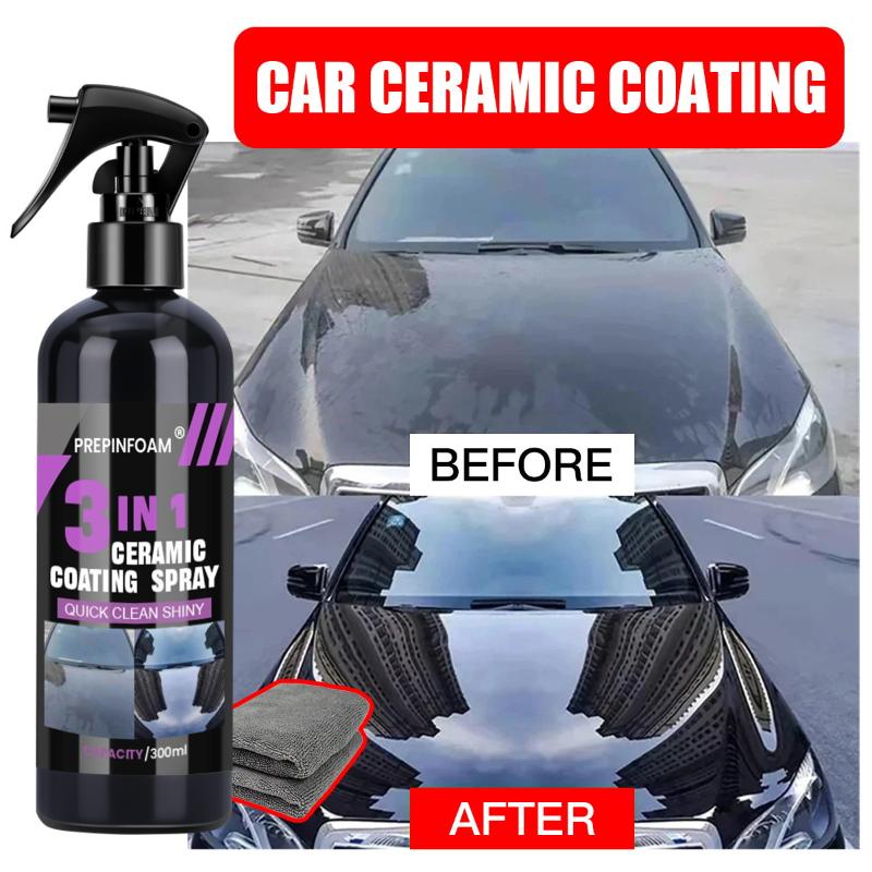 3 In 1 Car Ceramic Liquid Coat - Car Wax Ceramic Coating avaliação e preço