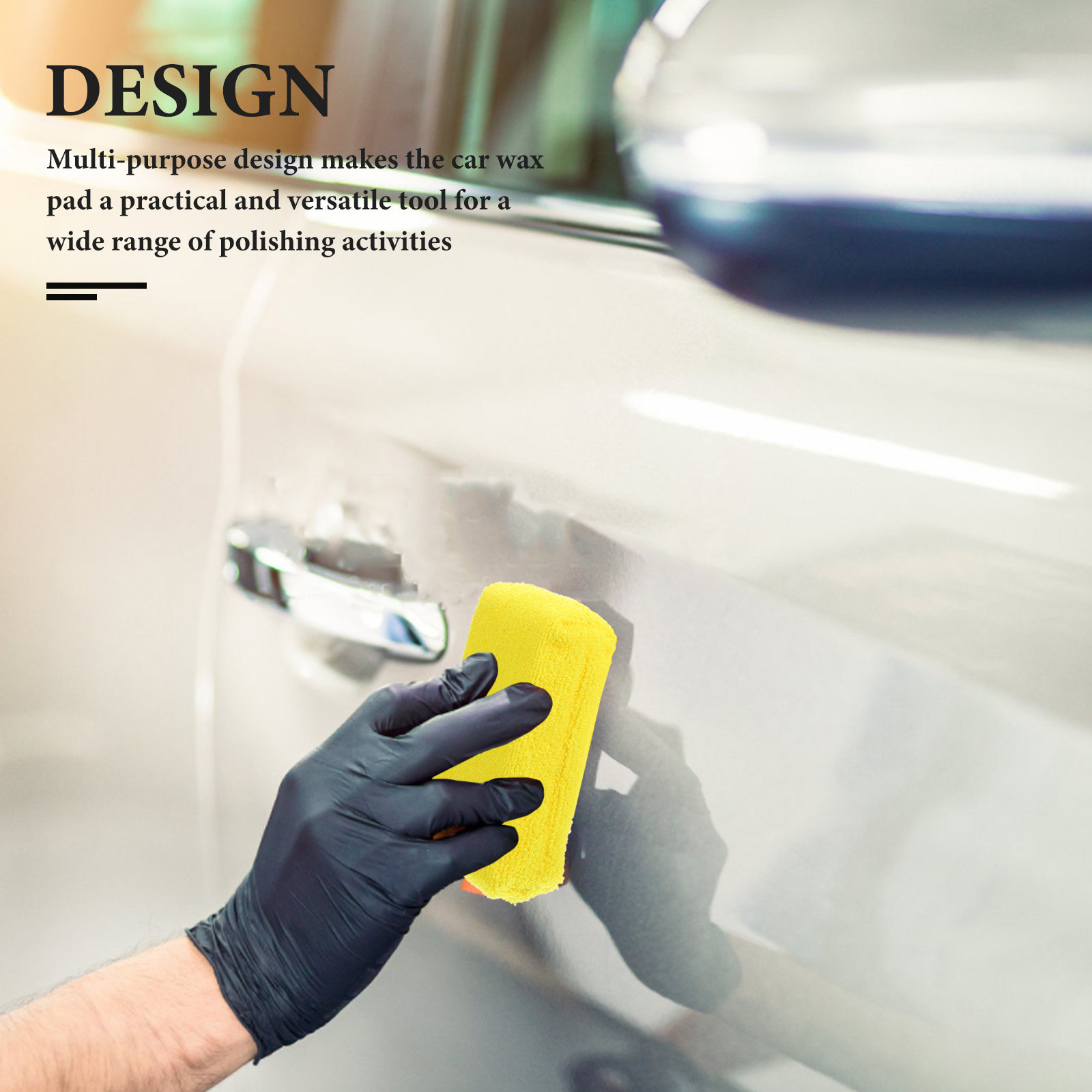 5Pcs Car Waxing Pads Compact L - Wax Applicator Pad avaliação e preço