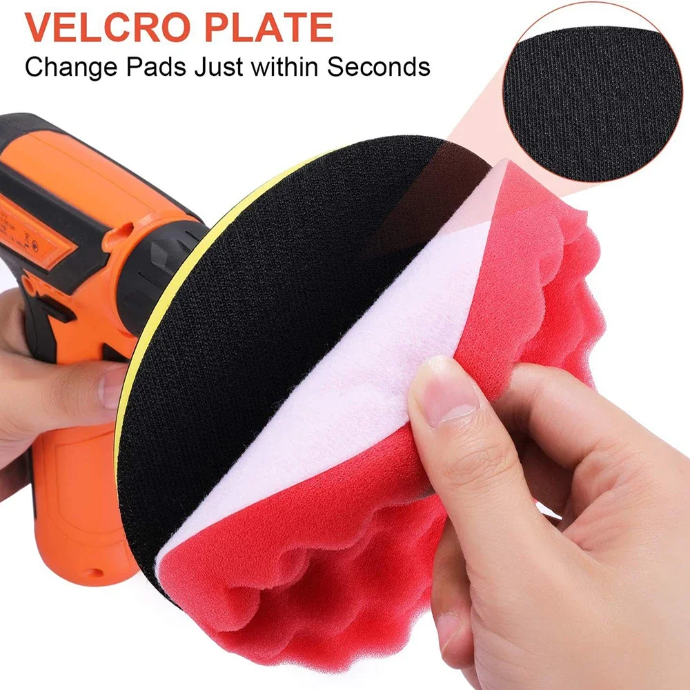 8Pcs Car Polishing Pads Kit 3/ - Polish Pad Set Buffer avaliação e preço