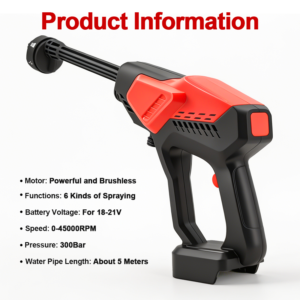 300Bar Brushless High Pressure - Car Shampoo Ph avaliação e preço