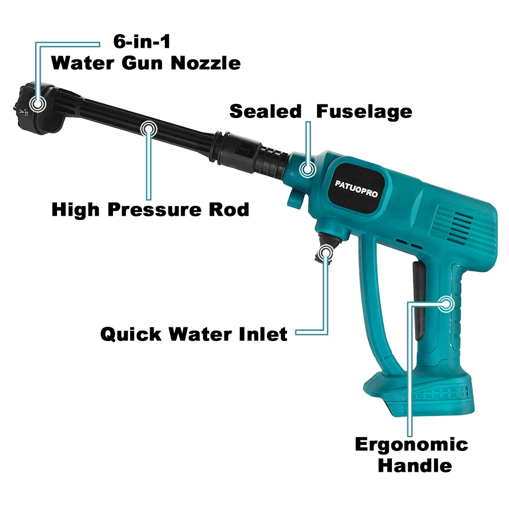 Cordless Car Washing Gun High  - Car Shampoo Ph avaliação e preço