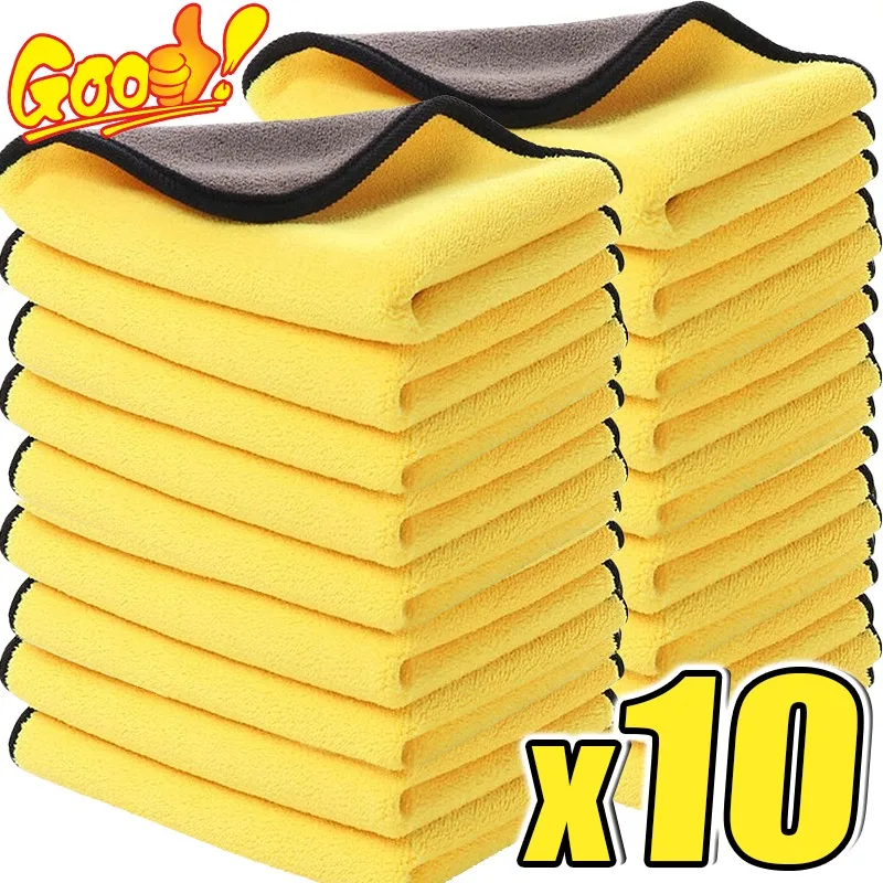 10/1Pcs Microfiber Cleaning To - Microfiber Towel Detailing avaliação e preço