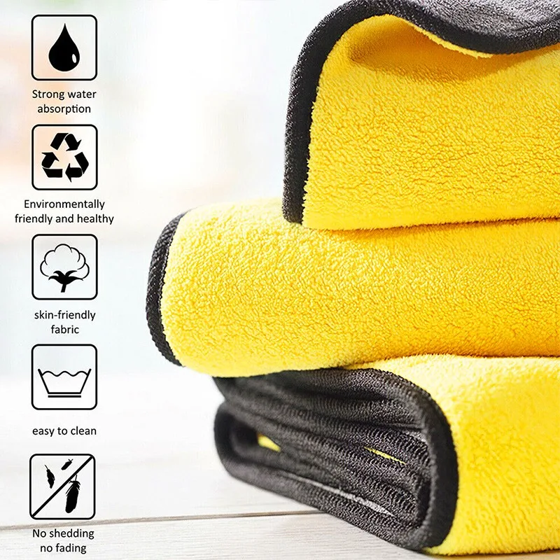 10/1Pcs Microfiber Cleaning To - Microfiber Towel Detailing avaliação e preço