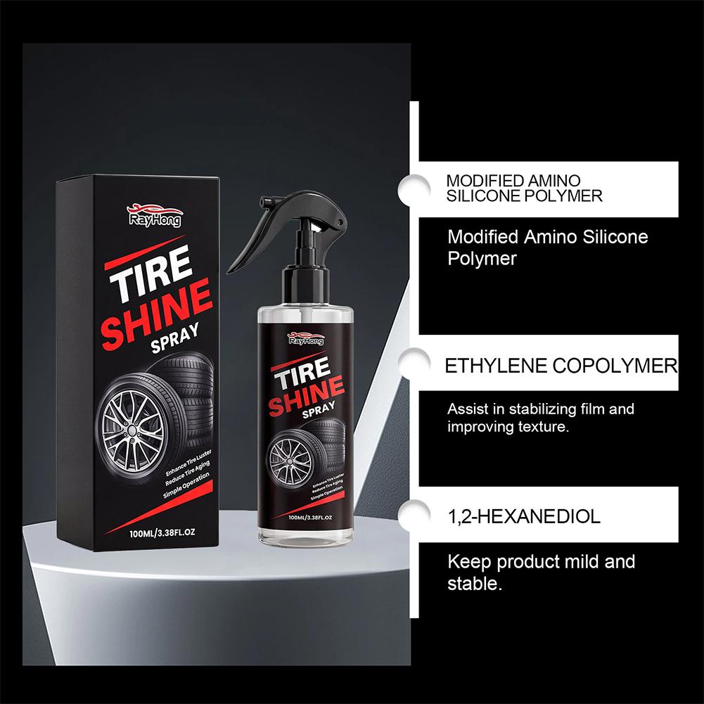 Tyre Gloss Tire Coating Spray  - Tire Shine Spray Sealant avaliação e preço