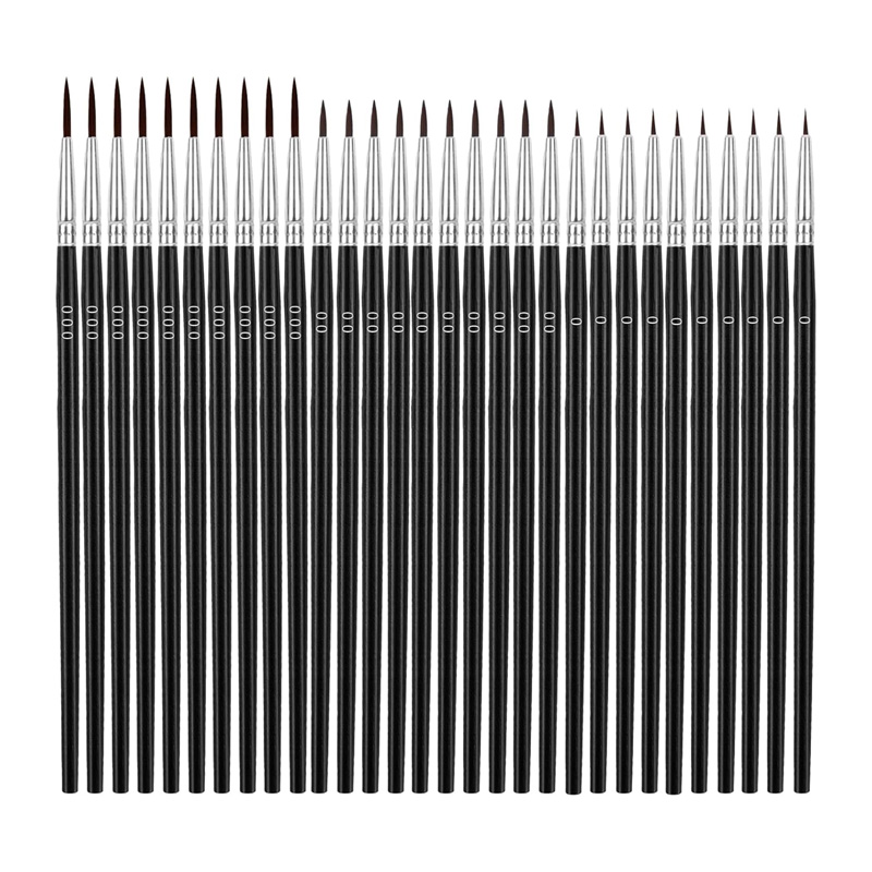 30Pcs Tiny Detail Paint Brushe - Detailing Brush Set avaliação e preço