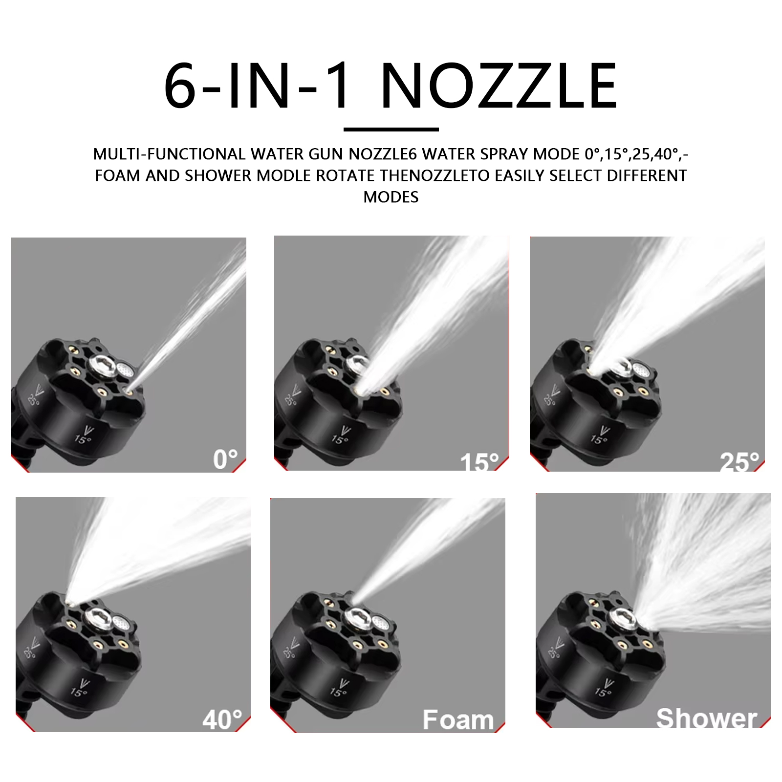 【2026 New】3500W 6-in-1 Nozzle  - Car Shampoo Ph avaliação e preço