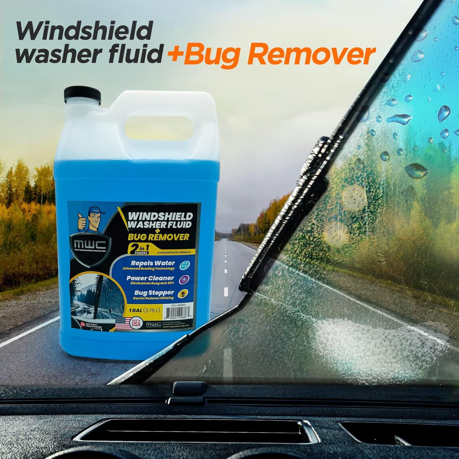 Windshield Washer Fluid, Ready - Glass Cleaner Streak avaliação e preço
