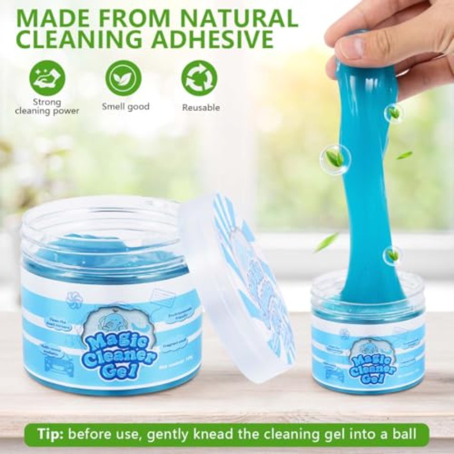 2 Pack Car Cleaning Gel Slime  - Interior Detailing Kit avaliação e preço