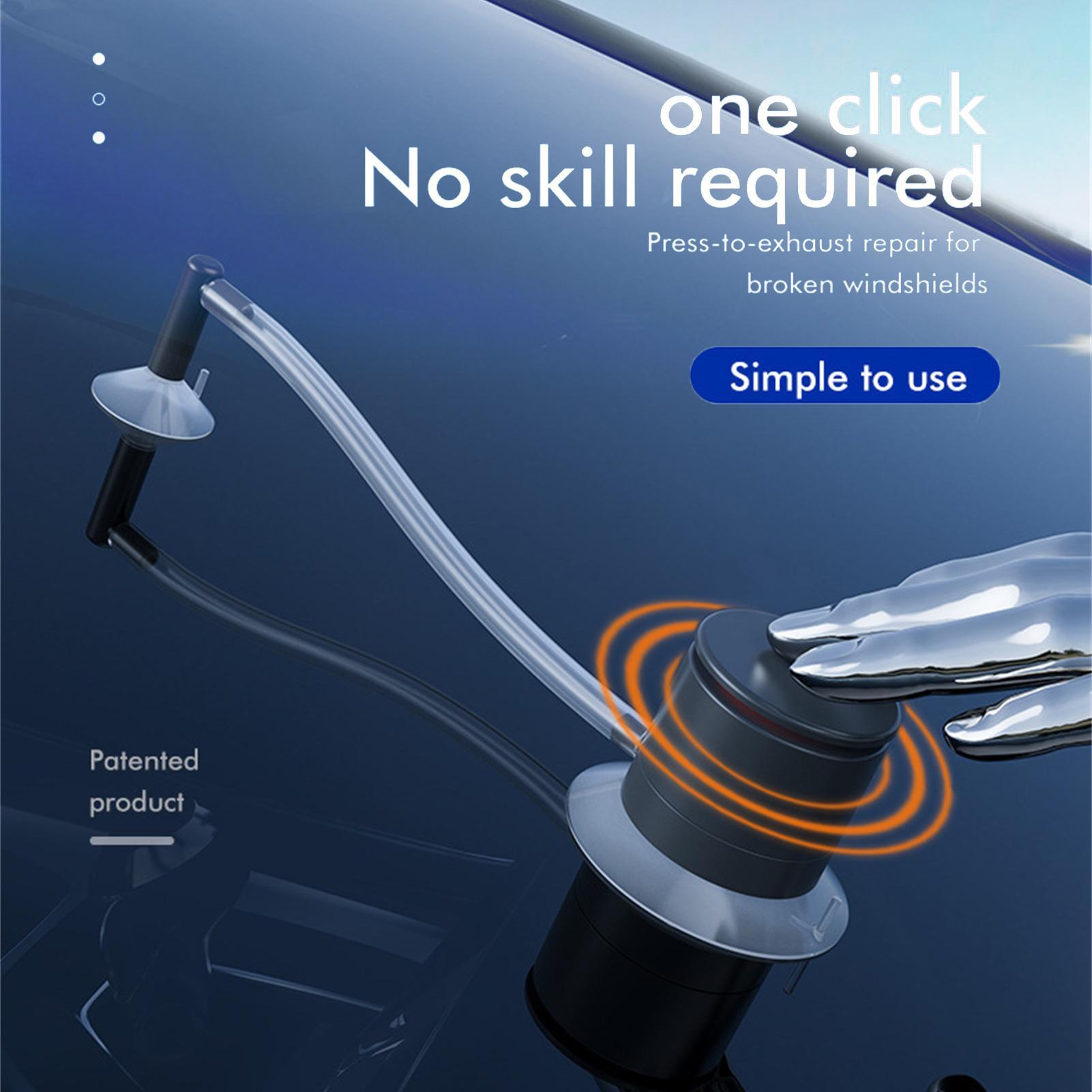Windshield Repair Kit Automoti - Glass Cleaner Streak avaliação e preço