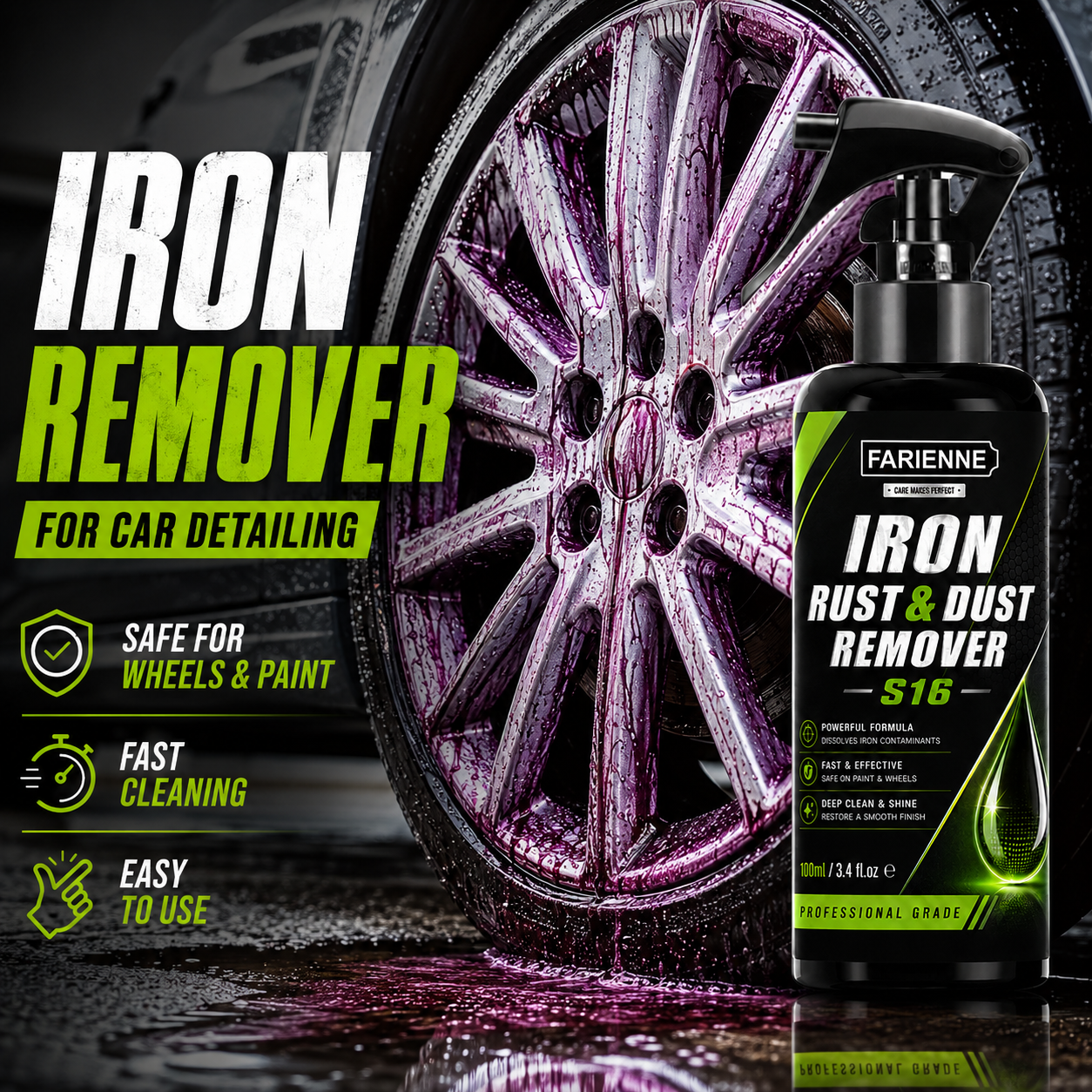 Iron Remover Car Detailing Spr - Wheel Cleaner Alloy avaliação e preço
