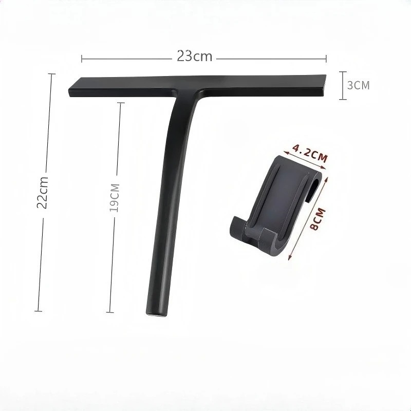 Matte Black Silicone Squeegee  - Glass Cleaner Streak avaliação e preço