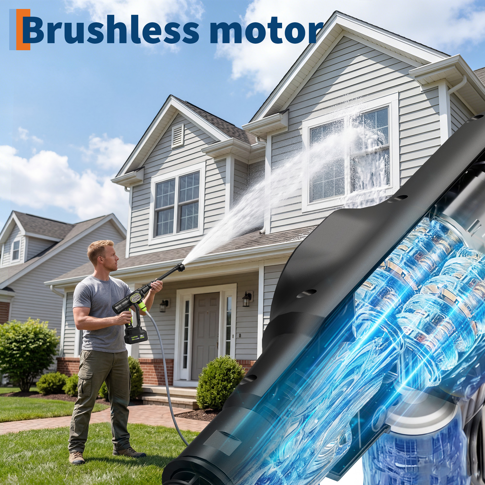 Cordless Pressure Washer, 320  - Foam Cannon Car Wash avaliação e preço