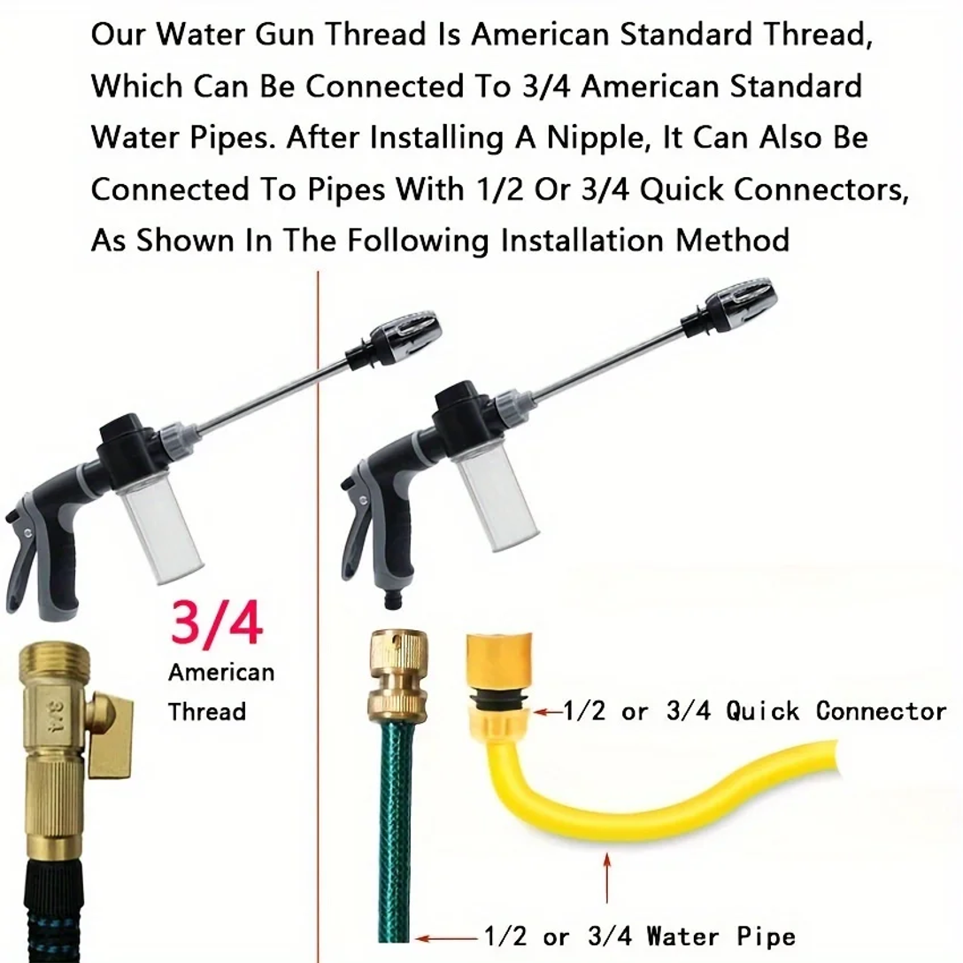 High-Pressure Car Washing Wate - Pressure Washer Foam Gun avaliação e preço