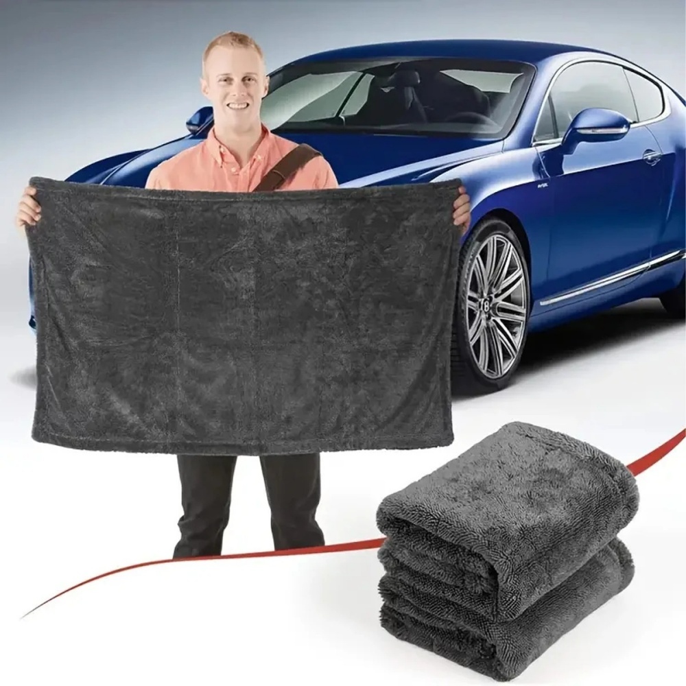 Oversized Dark Gray Car Microf - Microfiber Towel Detailing avaliação e preço