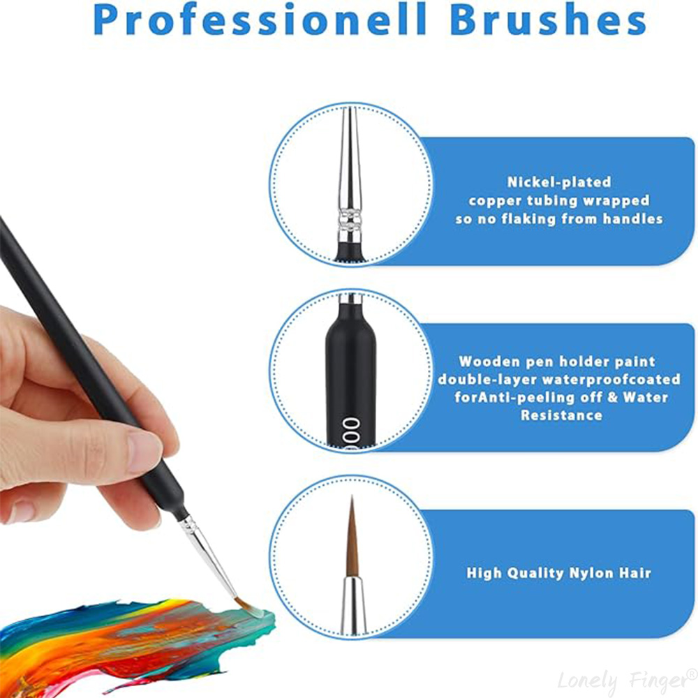 5/11Pcs Paint Brushes Set, Art - Detailing Brush Set avaliação e preço