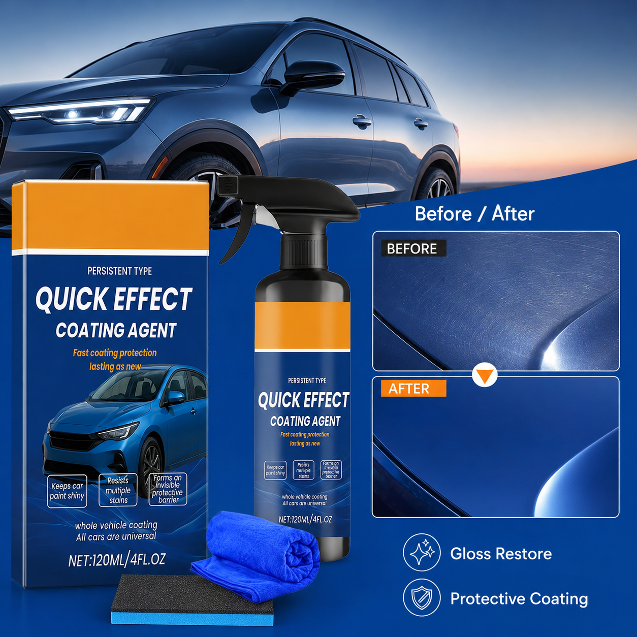 Car Coating Spray Quick Effect - Car Wax Ceramic Coating avaliação e preço
