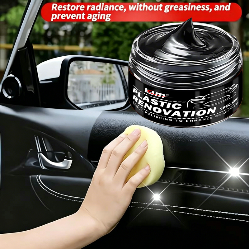 KJM Deep Black Gloss Car Renov - Trim Restorer Plastic avaliação e preço