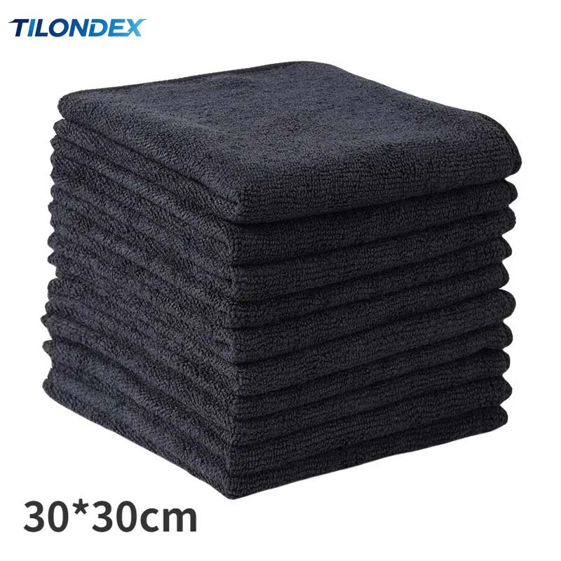 TILONDEX1/2/5PCS Black Microfi - Microfiber Towel Detailing avaliação e preço