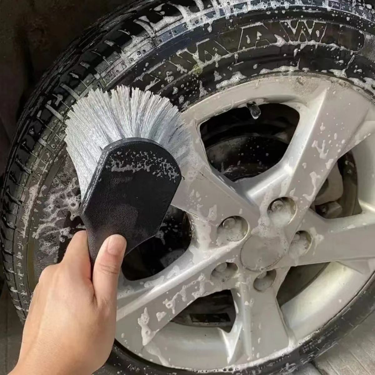 Car Wheel Cleaning Brush Detai - Car Cleaning Brush avaliação e preço